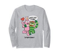 Yo Gabba Gabba! Hugs are Fun Foofa Brobee Valentine's Day Manche Longue