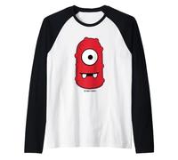 Yo Gabba Gabba! Muno Red Character Big Face Manche Raglan