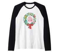 Yo Gabba Gabba! Peace on Earth Christmas Wreath Manche Raglan