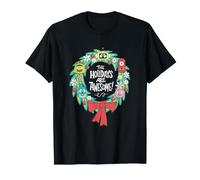 Yo Gabba Gabba! The Holidays are Awesome Wreath T-Shirt