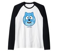 Yo Gabba Gabba! Toodee Blue Character Big Face Manche Raglan