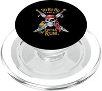Yo Ho Ho et Une Bouteille de Rhum crâne Pirate avec Perroquet PopSockets PopGrip pour MagSafe