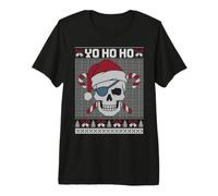 Yo Ho Ho Pirate Noël Moche Pull T-Shirt Haut de Gamme