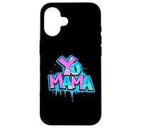 Yo Mama 80s 90s Hip Hop Lover Graffiti 1980's 1990s Fan Coque pour iPhone 16