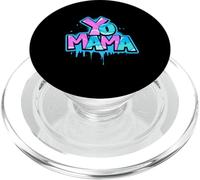 Yo Mama 80s 90s Hip Hop Lover Graffiti 1980's 1990s Fan PopSockets PopGrip pour MagSafe