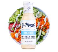 Yo Mama’s Foods Vinaigrette Et Trempette Pour Salade Ranch Céto - Faible En Glucides, Faible En Sodium Et Sans Gluten|13 Onces (Paquet De 1)