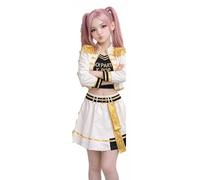 Yo! Party Déguisement K-Pop Dance blanc pour enfant avec veste, gilet et jupe Taille 7-9 ans