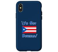 Yo Soy Boricua Drapeau Porto Rico Coque pour iPhone X/XS