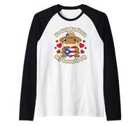 Yo Soy Boricua Mon « Amour » est PR Coquí Frog Porto Rico Manche Raglan