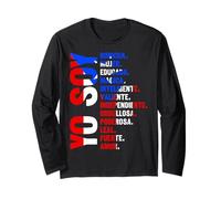 Yo Soy Boricua Puerto Rican Pride Design Manche Longue
