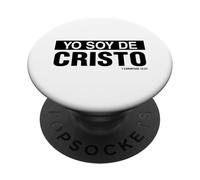 Yo Soy De Cristo Jesus PopSockets PopGrip Adhésif