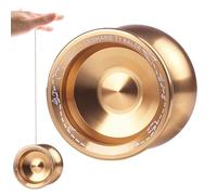Yo-yo en métal Professionnel - Spinner du Corps en Aluminium équilibré, Jouet de Couleur pour Les | Jeu rétro compétitif pour astuces de compétences et Boucle, Construction d'alliage légère AV