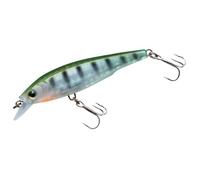 YO-Zuri 3DR-X Jerkbait Leurre de Bain Flottant 80 mm Couleur : Mat Ghost Perch