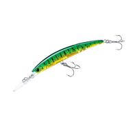 Yo-Zuri Crystal 3D Minnow Deep Diver articulé Leurre, Hot Tiger, 5-1/4 inches
