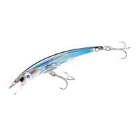 Yo-Zuri Crystal 3D Minnow Naufrage Leurre, Noir/argenté