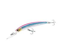 Yo-Zuri Crystal Minnow Deep Diver Leurre Flottant, modèle F, Rose Fluo, 9 cm