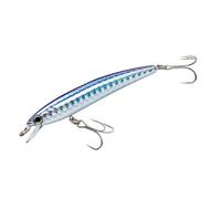 Yo-Zuri F1162-m177 Broches Minnow Flottant Leurre de Plongeur, Argent/Bleu