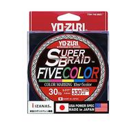 Yo-zuri Fil tressé Superbraid™ Fivecolor 300 m 0,280 mm