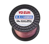 Yo-Zuri H.D.Carbon Fluorocarbone 100% Leader 500yds 22,7 kg 458M (0,645 mm) Disappearing Pink