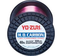 Yo-Zuri H.D.Carbon Fluorocarbone 100% Leader 500yds 9,1 kg 458M (0,380 mm) Disappearing Pink
