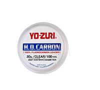 Yo-Zuri H.D. Carbone Ligne de pêche en fluorocarbure, HD 100LB CL, Claire, 100-Pound/30-Yard
