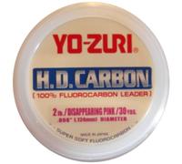 Yo-Zuri H.D. Fluorocarbone Ligne de Plomb 2,7 kg Rose 2,7 m