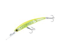 Yo-Zuri Crystal 3D Minnow Deep Diver Leurre articulé Chartreuse Silver 14 cm
