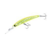 Yo-Zuri Crystal 3D Minnow Leurre coulant, Chartreuse Silver