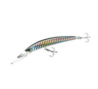 Yo-Zuri R1134-c4 Cristal Minnow Deep Diver Flottant Leurre, Argent Noir