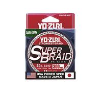 Yo-Zuri Superbraid Tresse Flottante de 274 m, Vert foncé, 18 kg