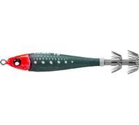 Yo-Zuri Ultra - Gabarit de Calamar en métal, coulant - 83 mm - Rouge/Vert Lumineux