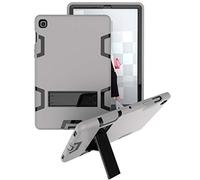Yoagoal Coque Rigide pour Galaxy Tab S5E, Hybride Protection Antichoc à Double Couche avec Support Kickstand Etui Housse pour Samsung Galaxy Tab S5E 10.5 T720 T725, Gris&Noir