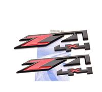 Yoaoo® 2 x OEM Noir Rouge Z71 4 x 4 des emblèmes Badges pour GMC Chevy Silverado Sierra Tahoe Suburban 1500 2500hd 3500hd Autocollant