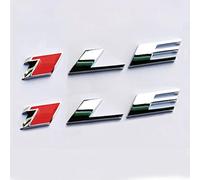 Yoaoo Lot de 2 emblèmes Rouges OEM pour Porte arrière Camaro 1LE chromé