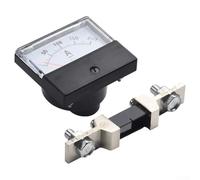 YobiLife Ampèremètre analogique DH-670 DC Ampèremètre 0-200 A 75 mV Dispositif de mesure pour armoires industrielles Installation facile et surveillance du courant continu