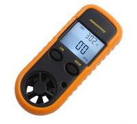 YobiLife Anémomètre numérique LCD pour flux d'air avec écran rétroéclairé Beaufort Échelle de Beaufort Indice de refroidissement éolien Enregistrement des données et réponse rapide pour voile, surf