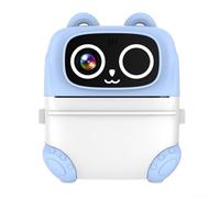 YobiLife Appareil photo numérique 48 MP avec écran HD 2,4" avec impression photo, appareil photo imprimé pour enfants, enregistreur vidéo numérique haute définition à double caméra (bleu)