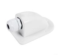 YobiLife Boîte de jonction étanche à œillets de câble solaire pour camping-car, caravane, bateau - Guide de toit en ABS résistant aux intempéries pour câbles de 2,5 à 6 mm², 107 x 71 x 44 mm (blanc)