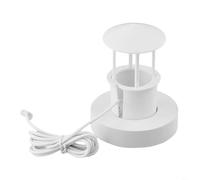 YobiLife Brumisateur brumisateur avec quatre lumières LED, nébuliseur pour fontaine, étang et vase, génère une brume continue jusqu'à 300 ml/heure (blanc)