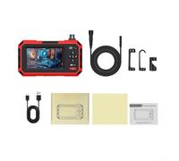 YobiLife Caméra endoscope industrielle de 12,7 cm, double objectif, 7 mm, outil d'inspection de tuyau étanche avec 6 LED pour réparation d'égouts automobiles (HT669A)