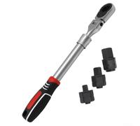 YobiLife liquet rétractable 90 dents 32,5-45 cm avec bouton de libération rapide et interrupteur marche arrière multifonction