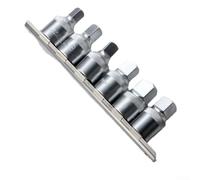 YobiLife Clé à douille carrée en acier pour réparation automobile compatible avec cliquet standard 8, 10, 12, 14 mm, 6 pièces