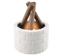 YobiLife Diffuseur de flamme humidificateur comme un feu de camp avec simulation de flamme, réservoir d'eau de 250 ml, atomiseur de pulvérisation, prend en charge les paramètres de minuterie jusqu'à 6