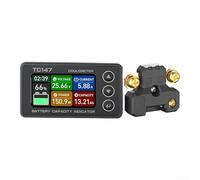 YobiLife Écran couleur haute précision Coulomb mètre Tension de la batterie Moniteur de courant 6-60 V 1 mA Résolution pour affichage de l'alimentation au lithium