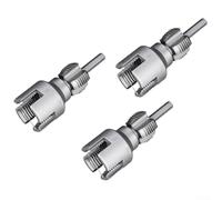 YobiLife Enfile-tuyau électrique intégré pour filetage intérieur et extérieur, alimentation électrique pour tuyau à 4 points, 4 tuyaux à 6 points, 3 pièces pour l'entretien de la plomberie