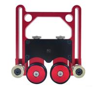 YobiLife - Guide d'alimentation réglable à double roue avec roulement pour scie à table, scie à ruban et machine de sculpture inversée et conception d'avance inclinée pour le fonctionnement