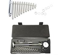 YobiLife Jauge micrométrique de diamètre intérieur, cadran de précision de 0,01 mm avec anneau central, construction en acier inoxydable, plage de 50 à 160 mm, compatible avec les outils de mesure