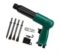 YobiLife Kit de marteau pneumatique 4500 BPM 4 burins | Poignée anti-vibration en alliage d'acier traité thermiquement, 19 x 16 x 8 cm, poignée ergonomique adaptée pour la
