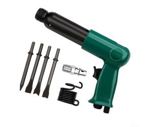 YobiLife Kit de marteau pneumatique 4500 BPM 4 burins | Poignée anti-vibration en alliage d'acier traité thermiquement, 19 x 16 x 8 cm, poignée ergonomique adaptée pour la