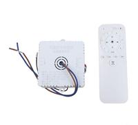 YobiLife Kit de télécommande pour ventilateur de plafond avec récepteur 2,4 G, variateur de fréquence, sortie LED 36-70 W x2, moteur 24 V CC, pour alimentation 220-265 V (B)